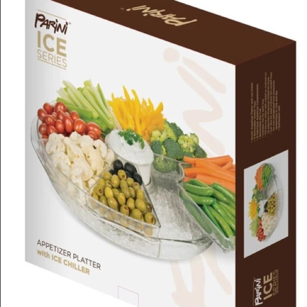 PARINI APPETIZER PLATTER w/ ICE CHILLER